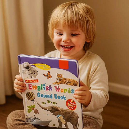 Engelsk lydbok ⎜ Interaktiv lydbok for tidlig språkutvikling og ordforrådsbygging
